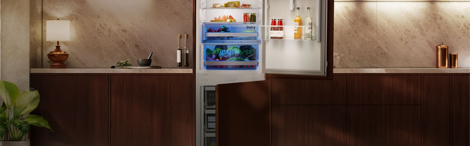 Mehr Raum, längere Frische: Die neuen Beko Einbau-Kühl-Gefrier-Kombinationen
