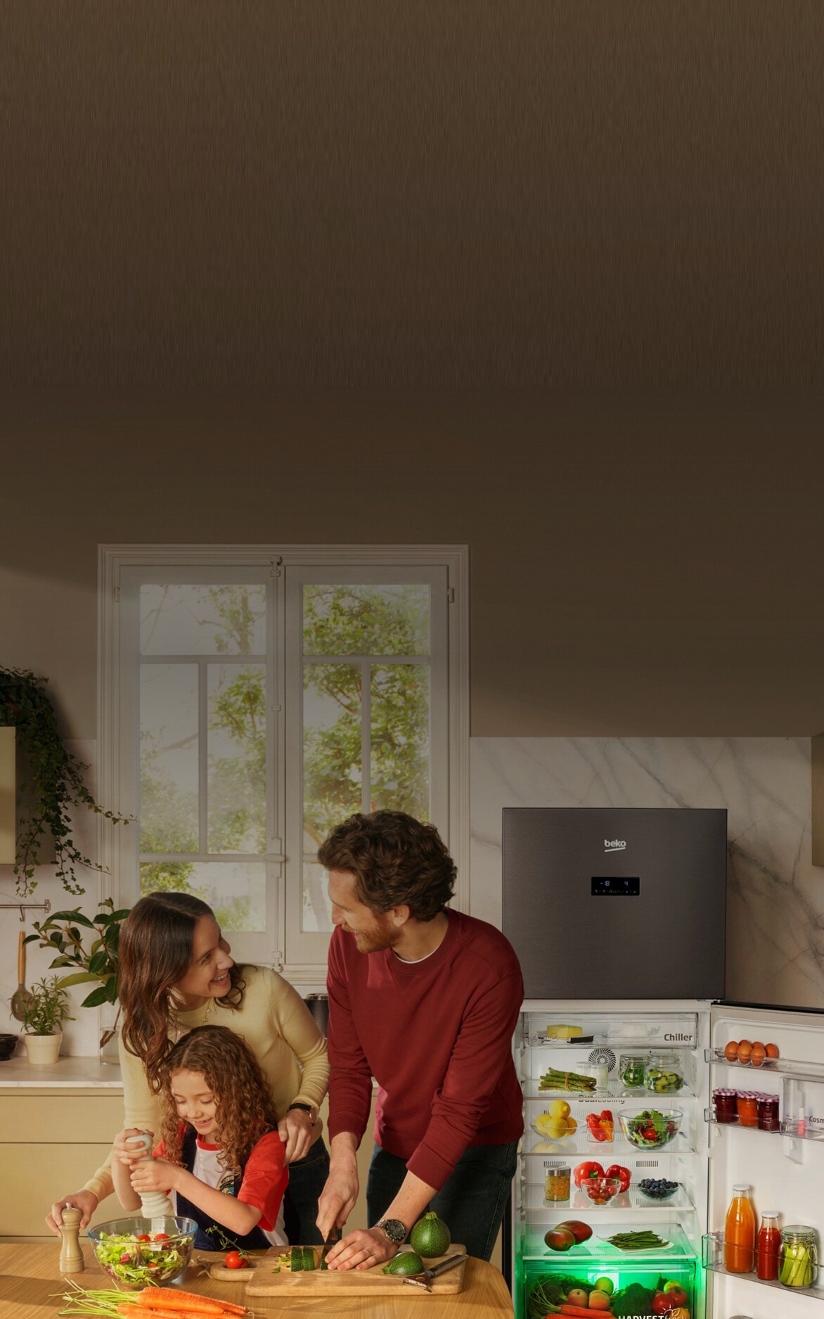 beko harvest fresh refrigerator