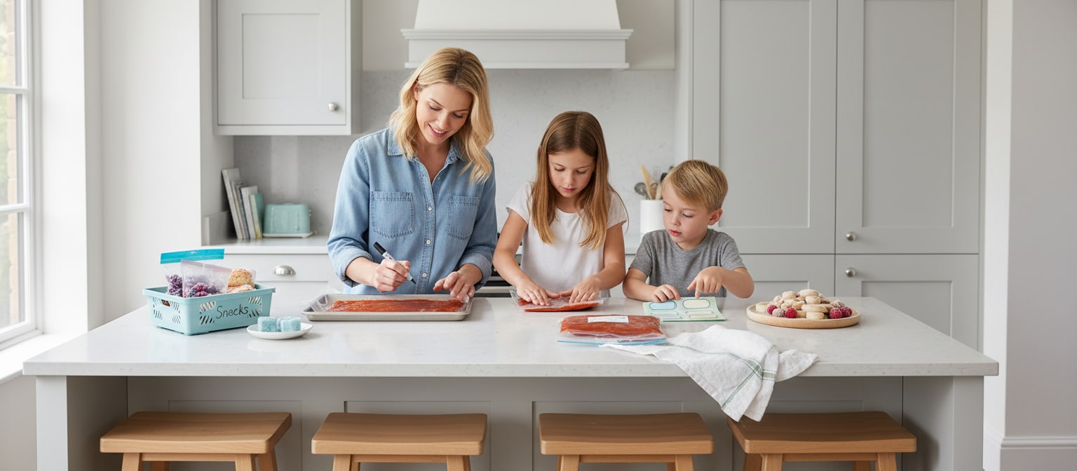 6 conseils pour préparer les repas de vacances scolaires dans le congélateur