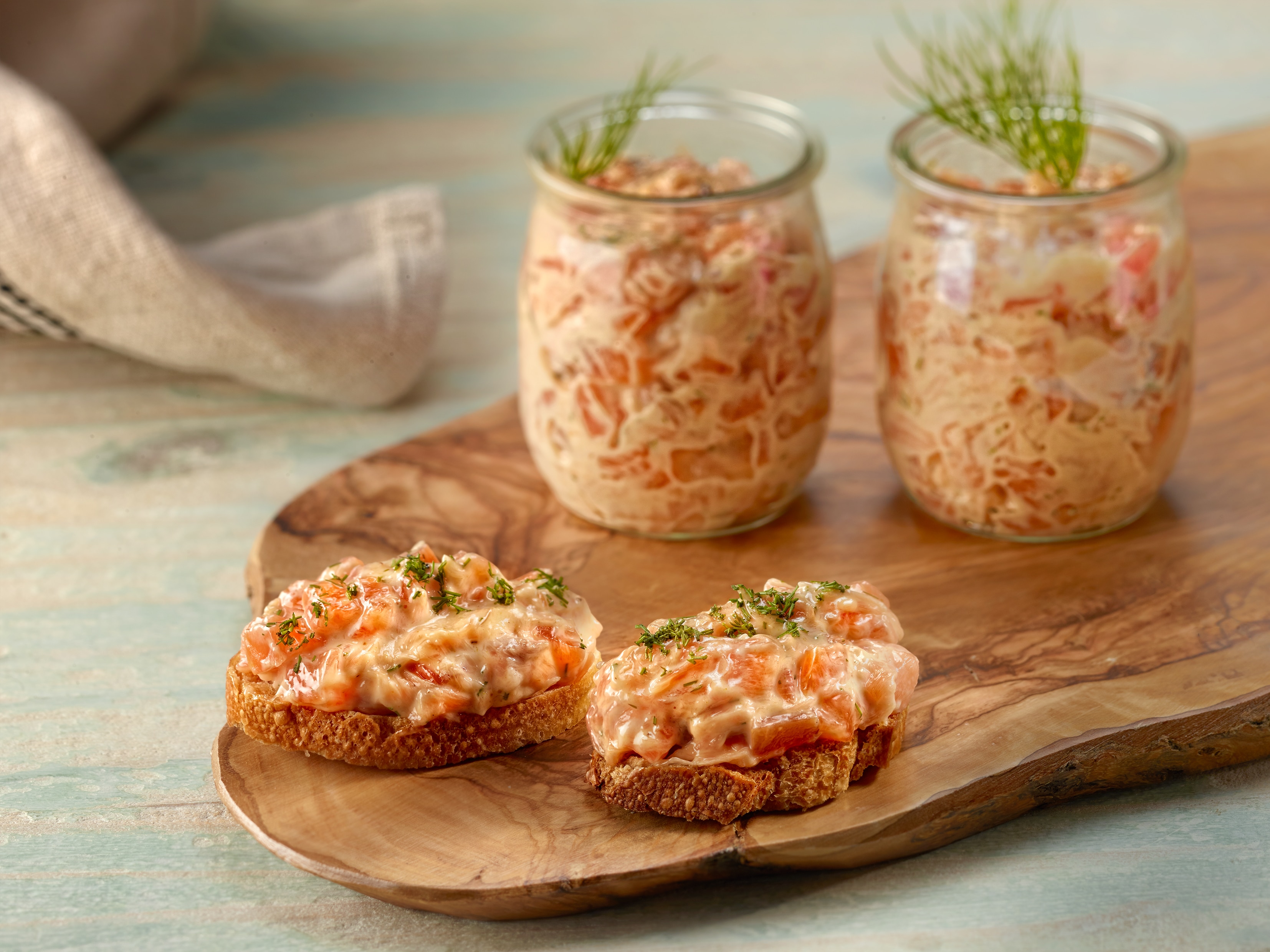 Rillette de salmón