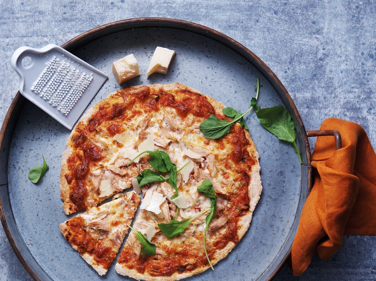 Pizza saludable para una rápida recuperación