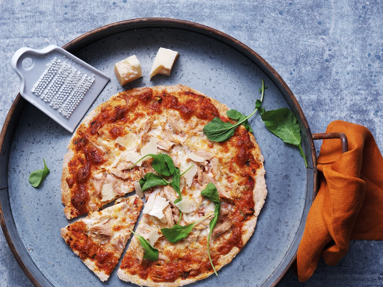Pizza saludable para una rápida recuperación