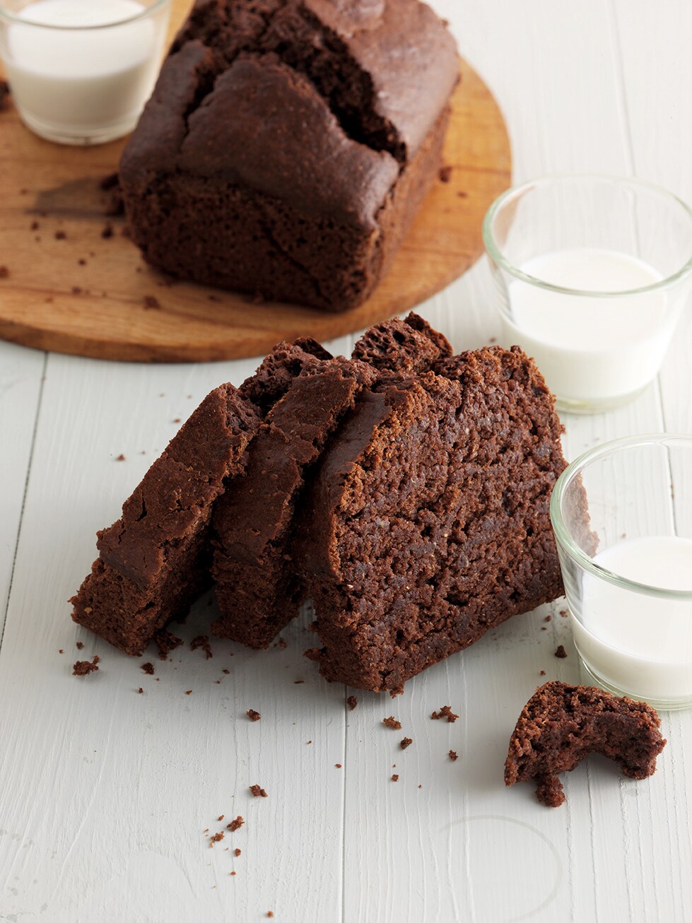 Pan de chocolate y calabacín