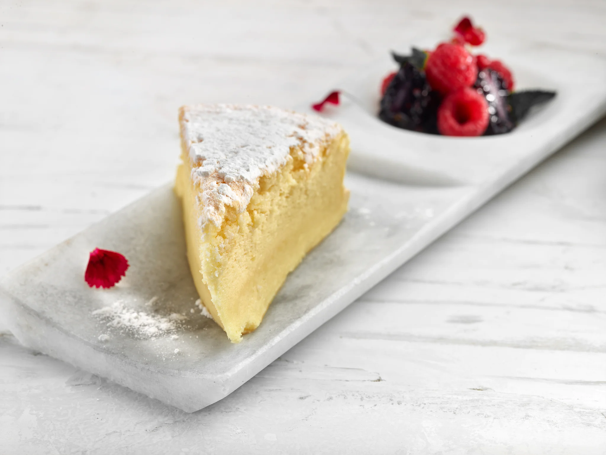 Bizcocho tembloroso de queso