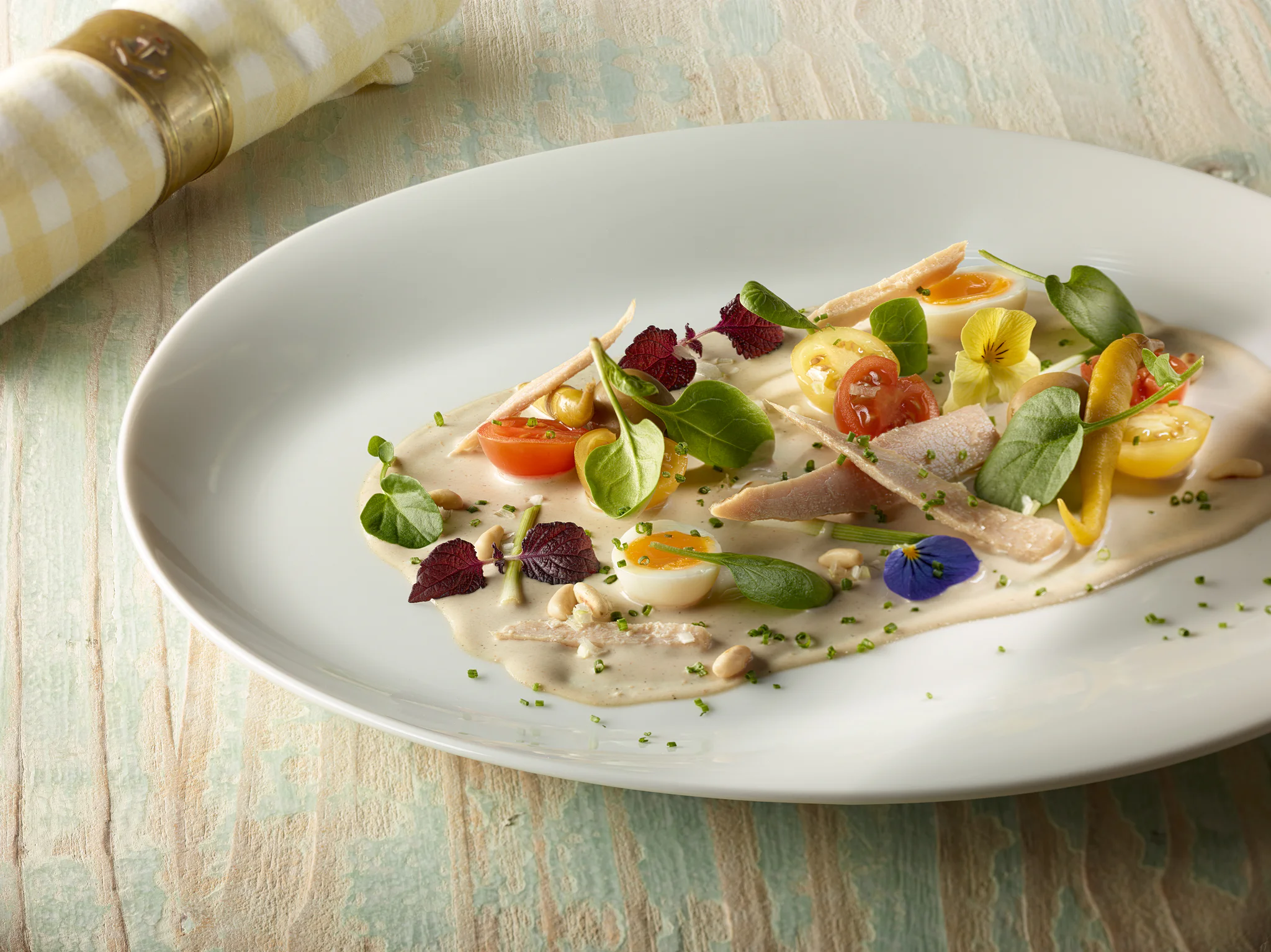 Ensalada de crema de sardinas
