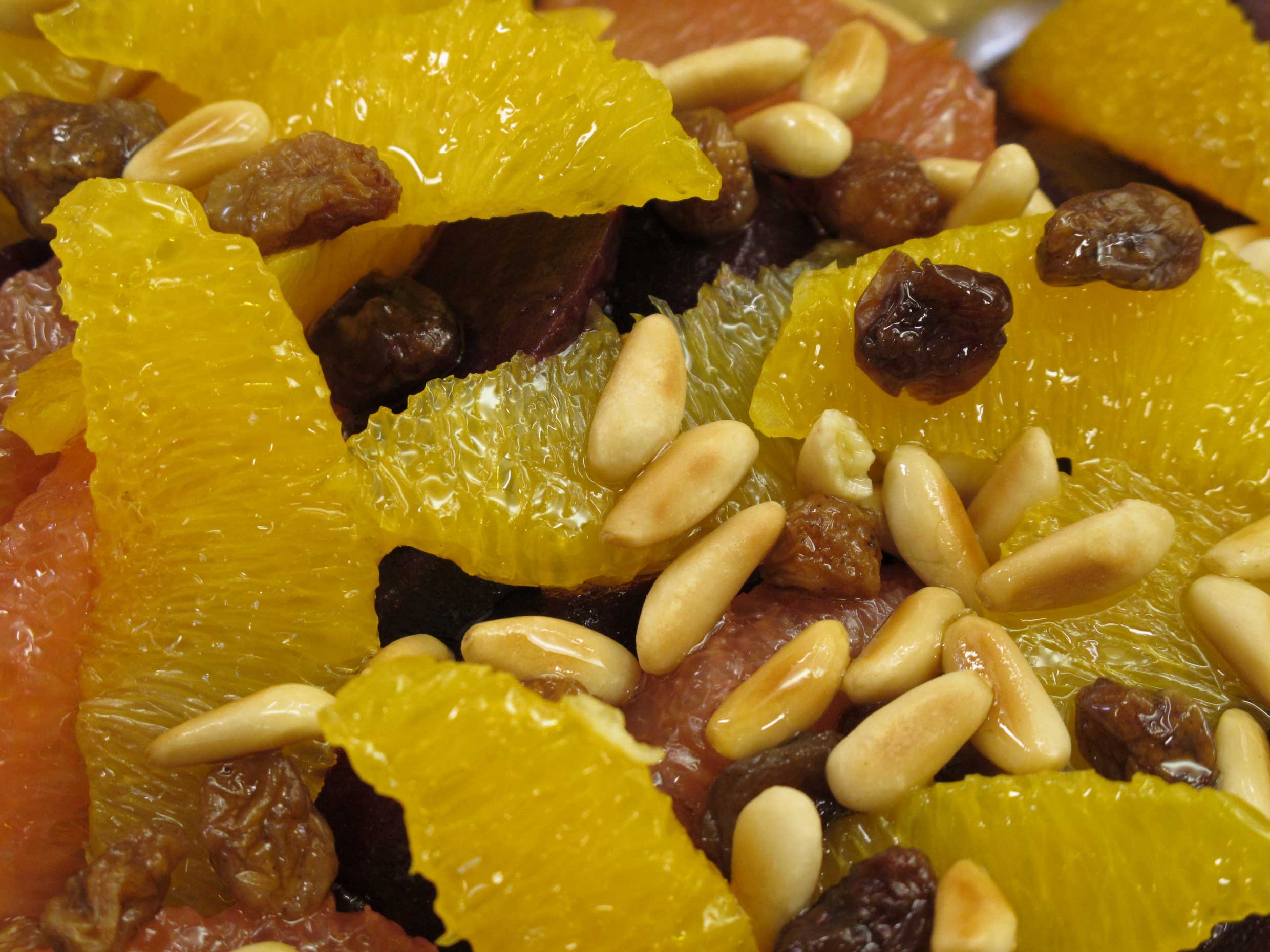 Ensalada de remolacha con naranja