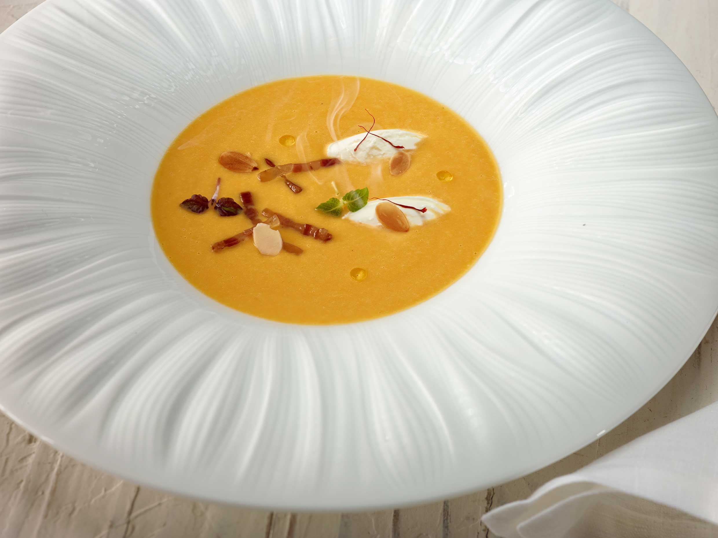 Crema de calabaza potimarrón