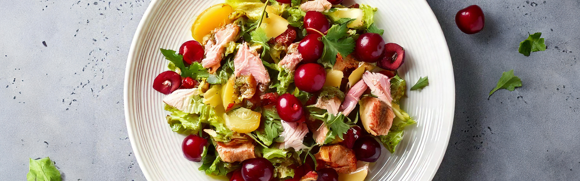 Cherry & Turkey Salad: A Sweet and Savory Delight Cherry & Turkey Salad: A Sweet and Savory Delight