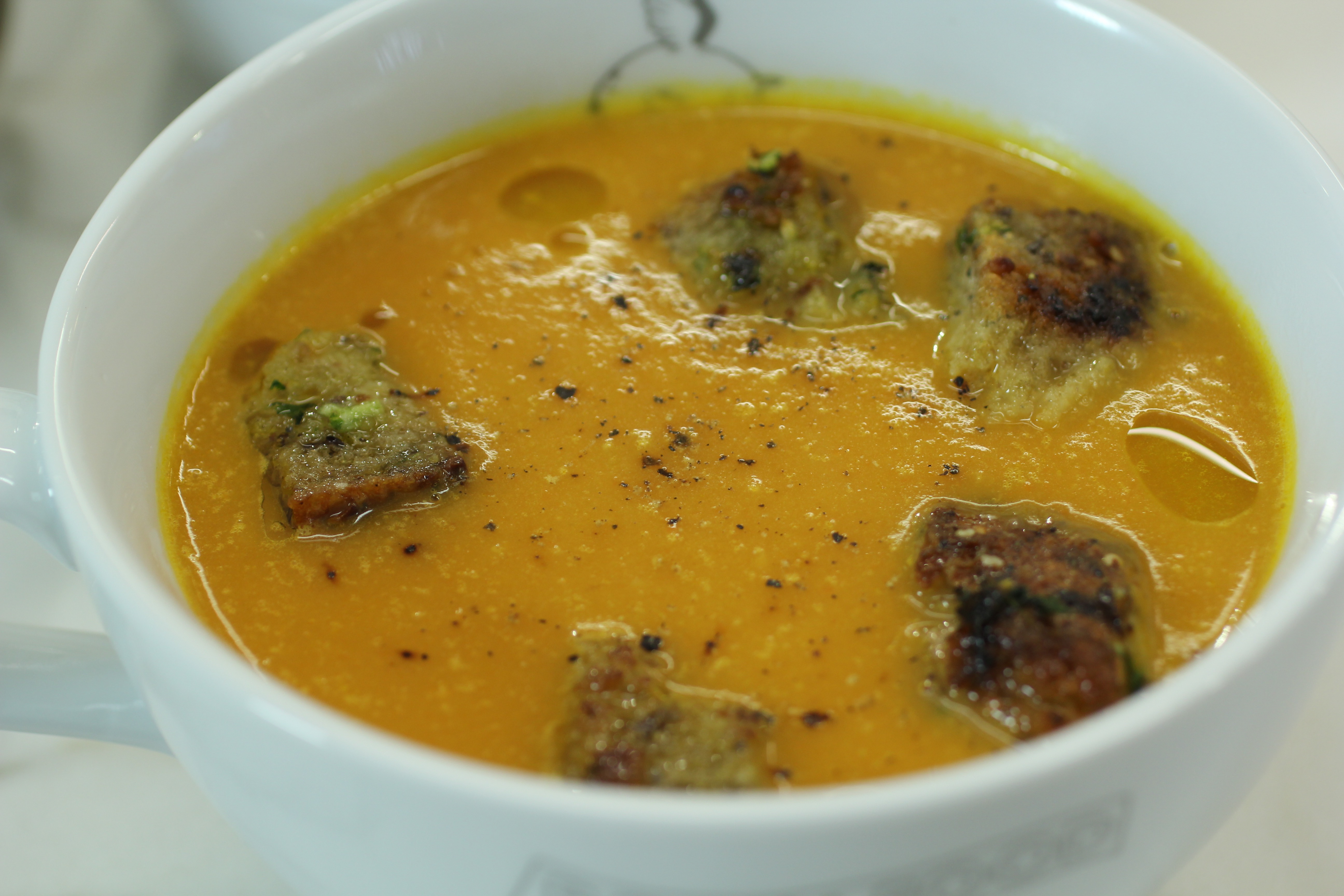 Crema de calabaza y zanahoria