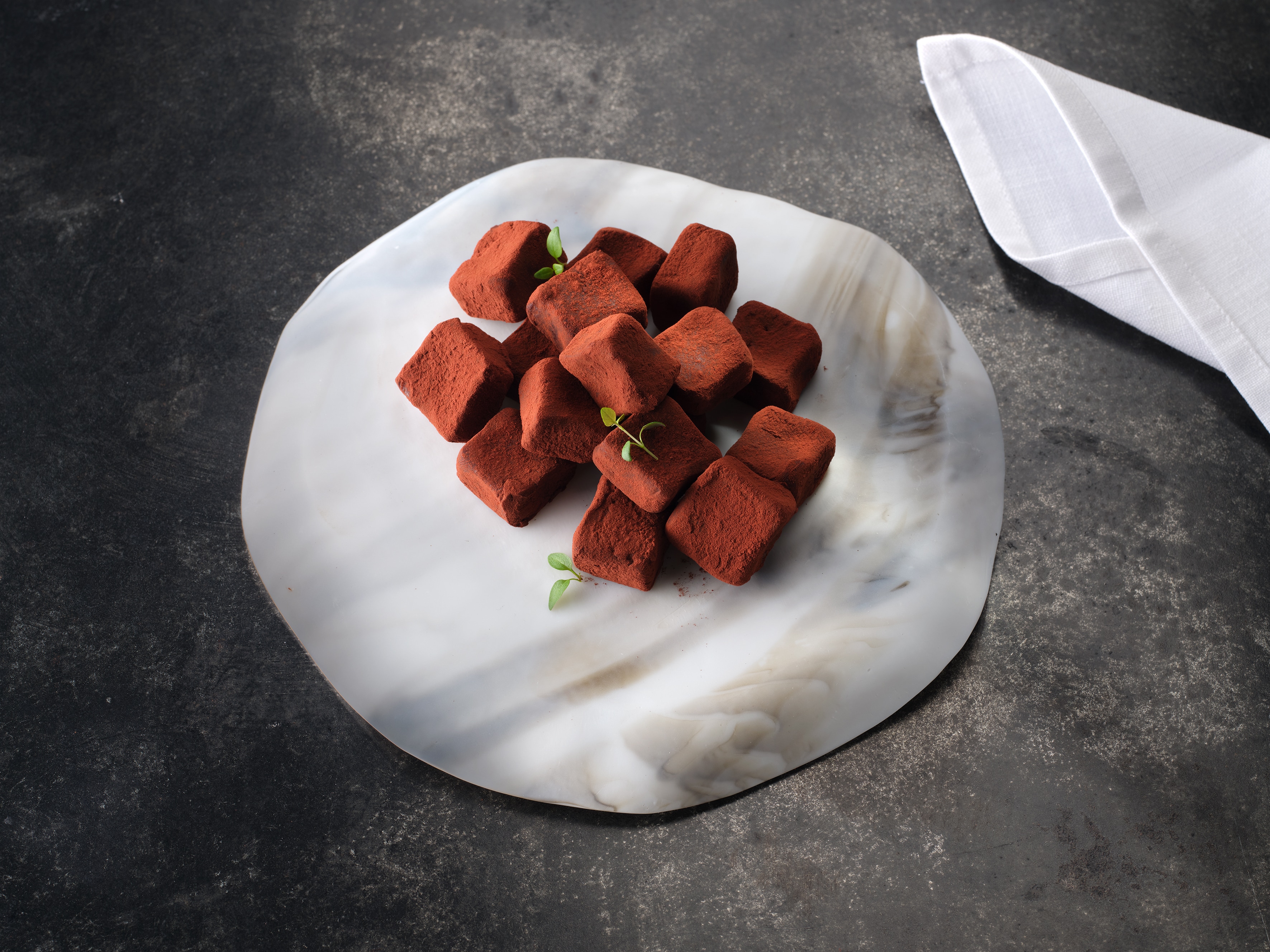 Trufas de chocolate y Earl grey