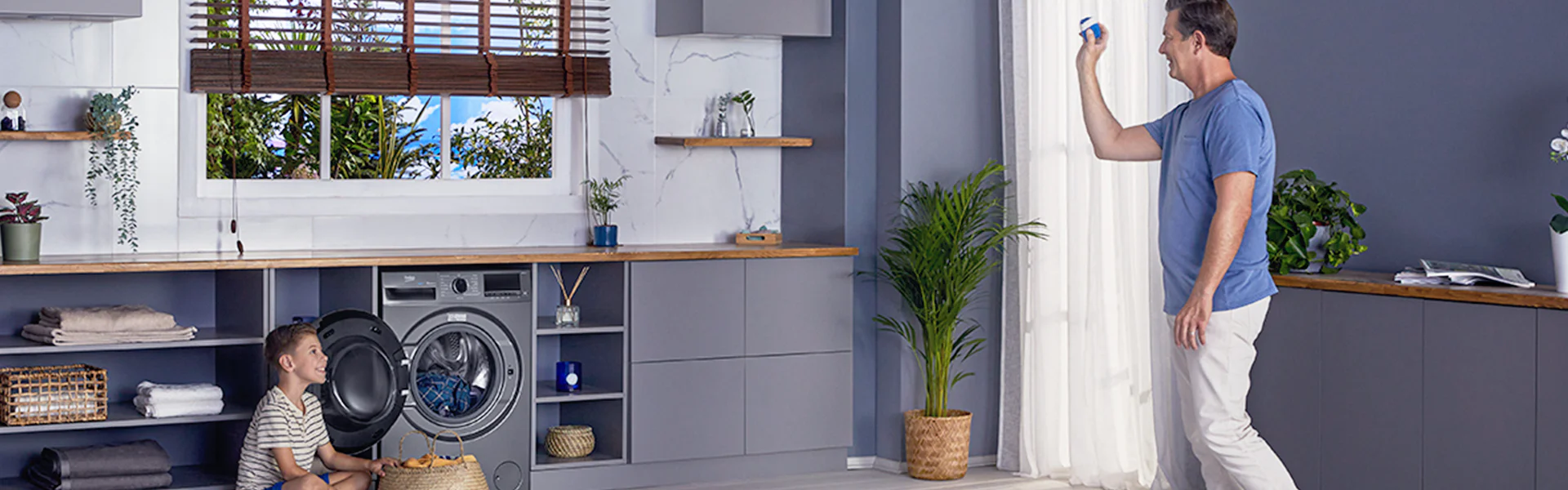 Tendances modernes pour les buanderies : innovations et design