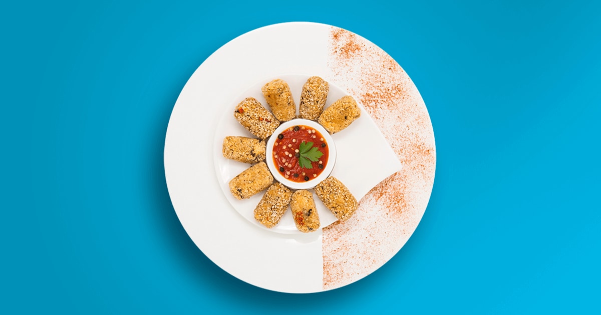 Croquetas de coliflor al horno