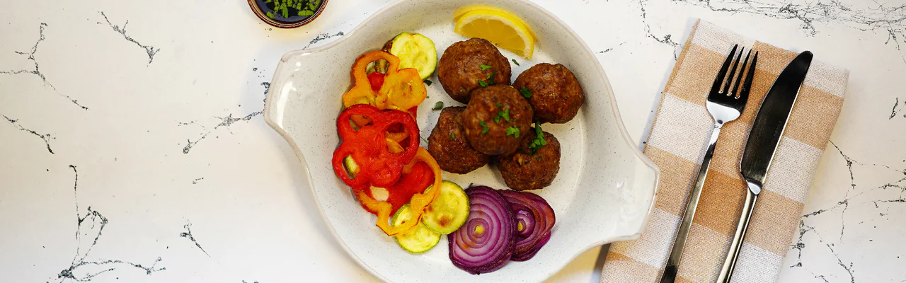 Grčke ćufte i povrće u AirFryer-u Grčke ćufte i povrće u AirFryer-u