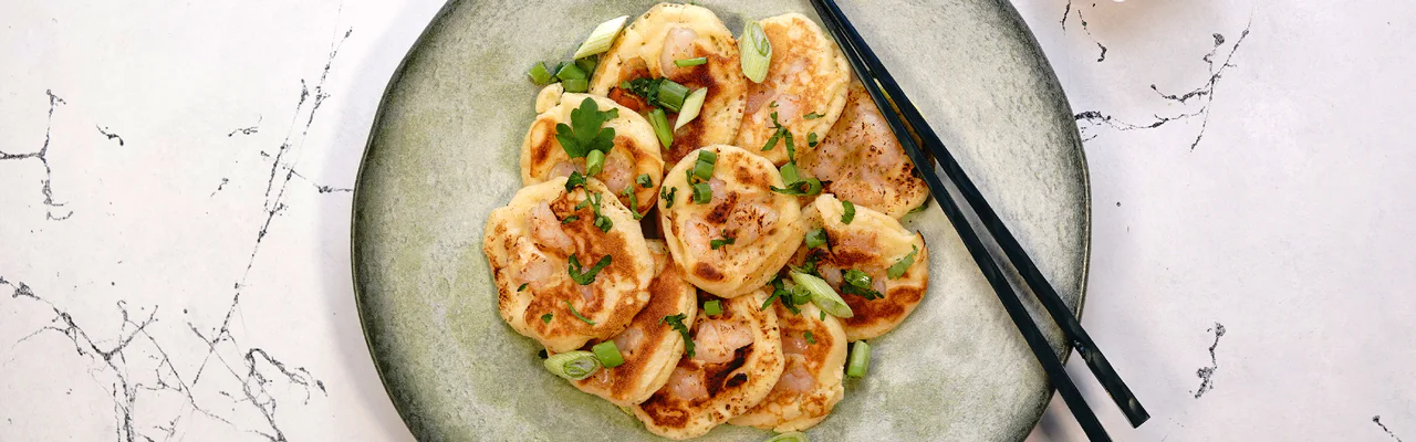 Korean Seafood Pancakes in the Airfryer Korean Seafood Pancakes in the Airfryer