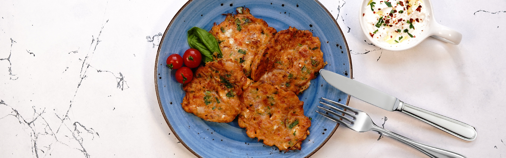 Greek Tomato Fritters in the Airfryer Greek Tomato Fritters in the Airfryer