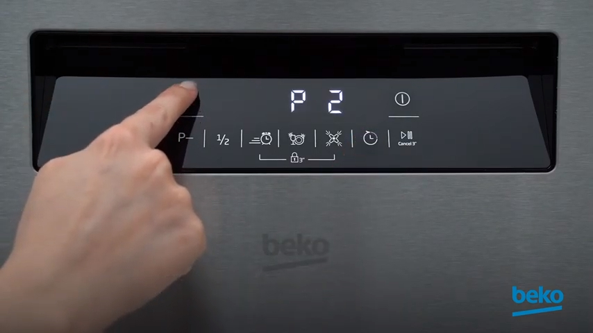 How to use the right functions on my Beko dishwasher?
