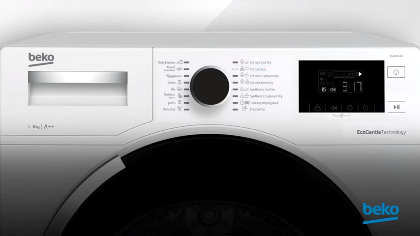 How to select a program on my tumble dryer