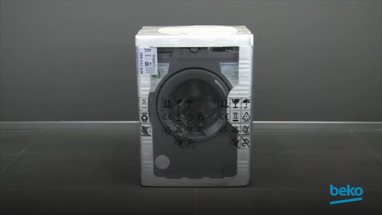 How to unpack your new washing machine?