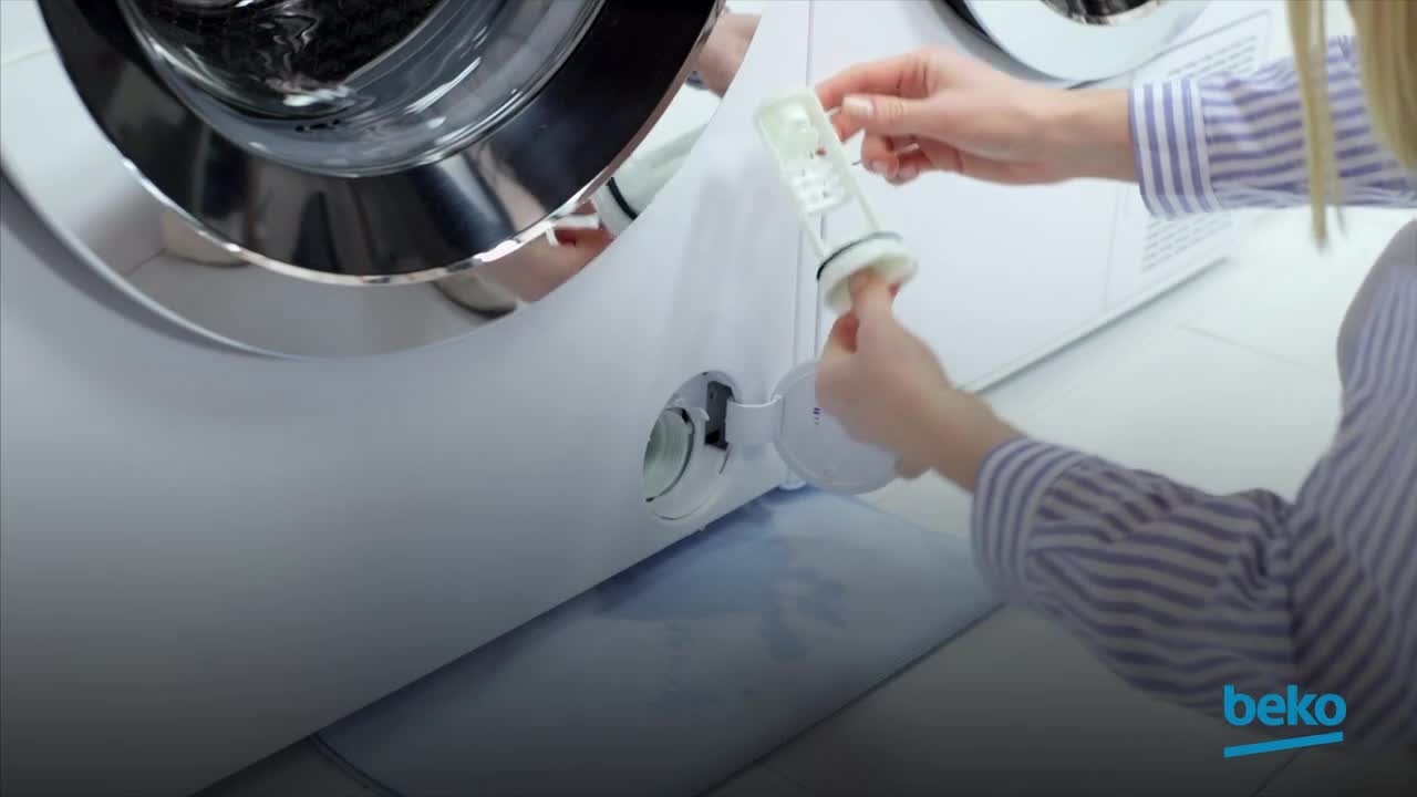 How to clean the pump filter on your washing machine