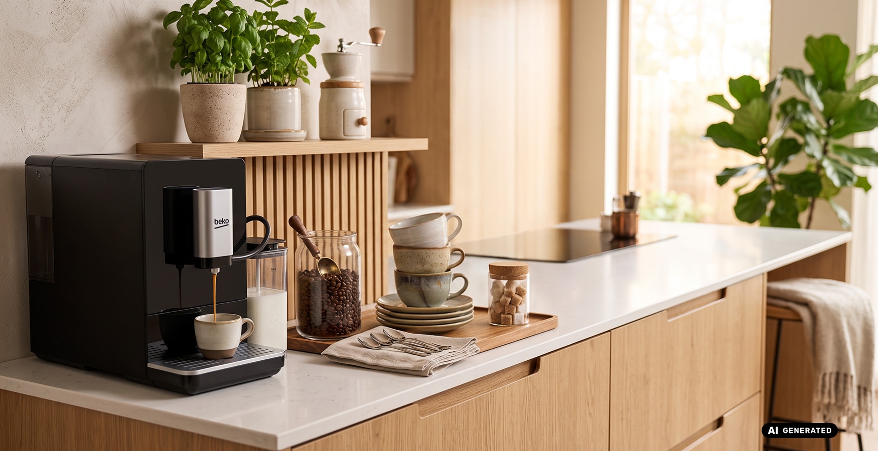 Domowy coffee bar – jak stworzyć kącik kawowy w kuchni?
