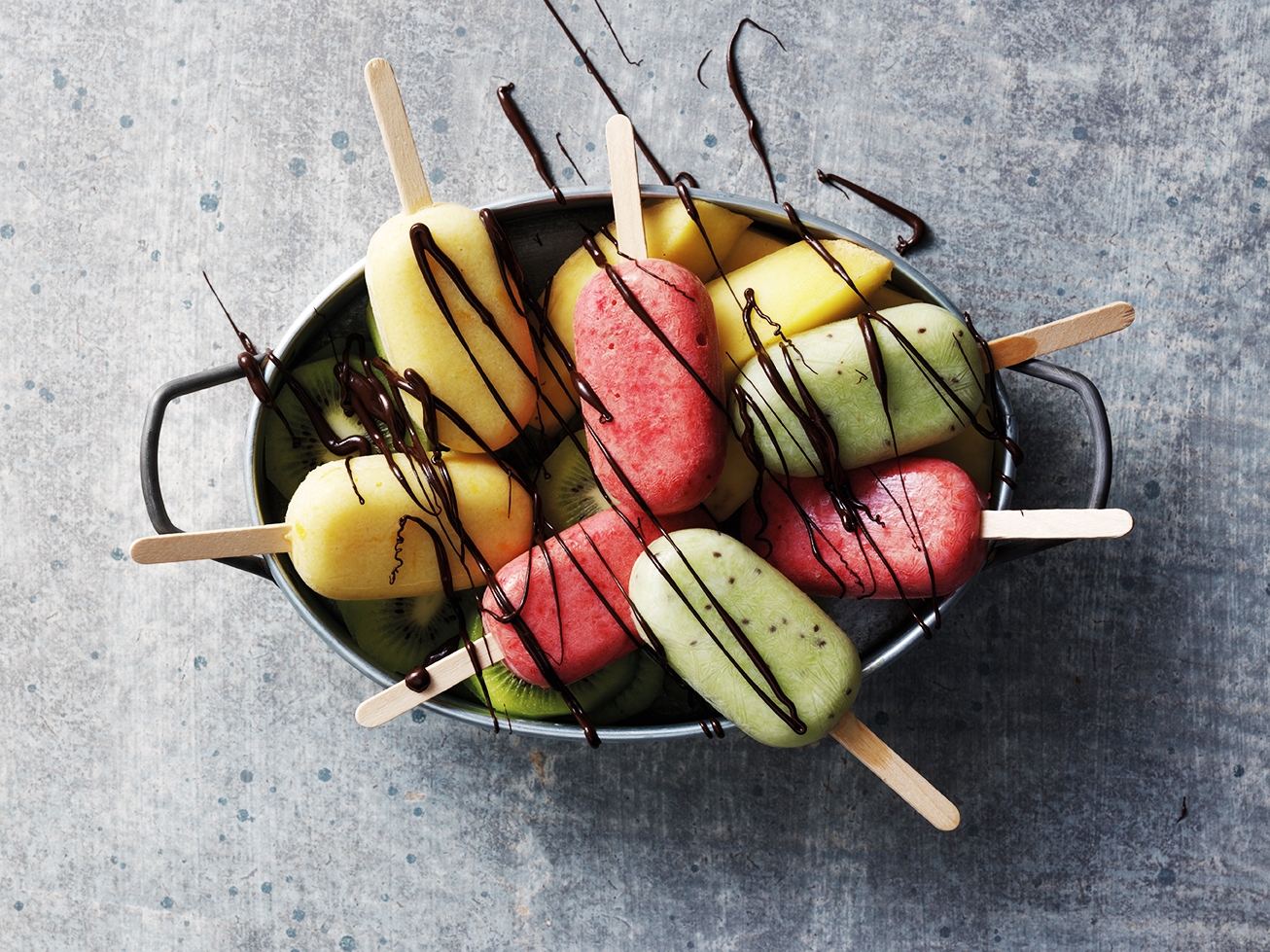 Gelados de Iogurte e Fruta