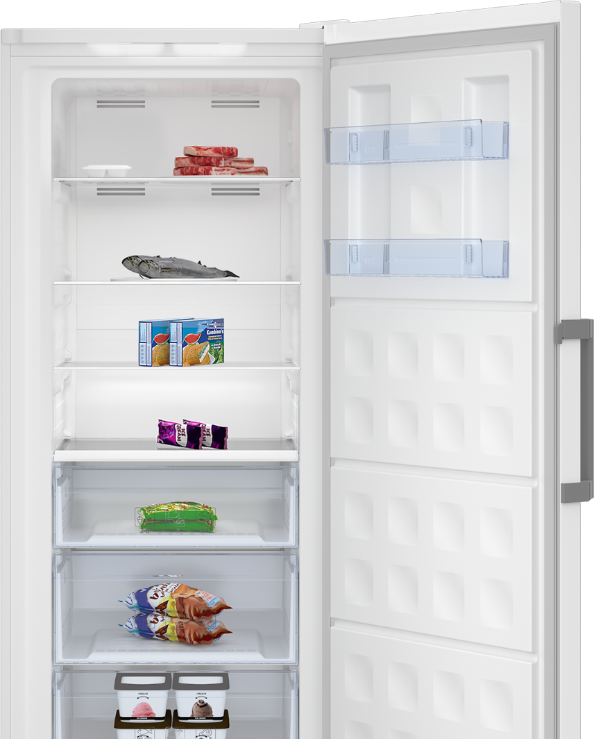 Buy Beko Freestanding Tall Frost Free Larder Freezer, White Online