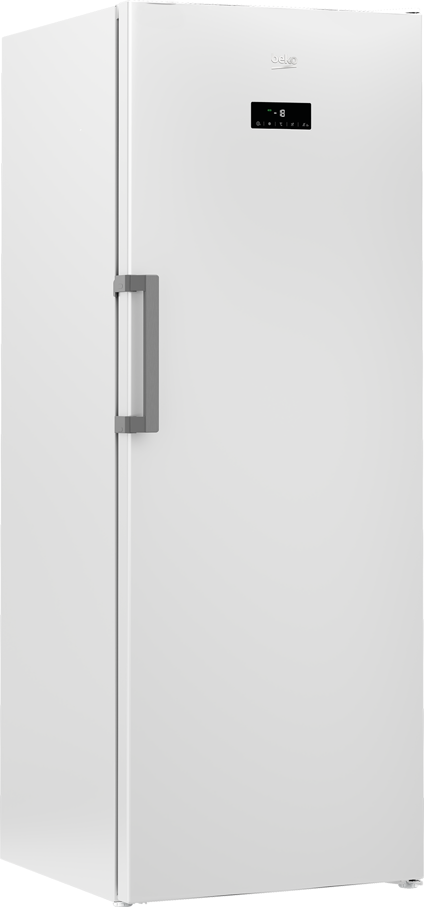 white fridge side view