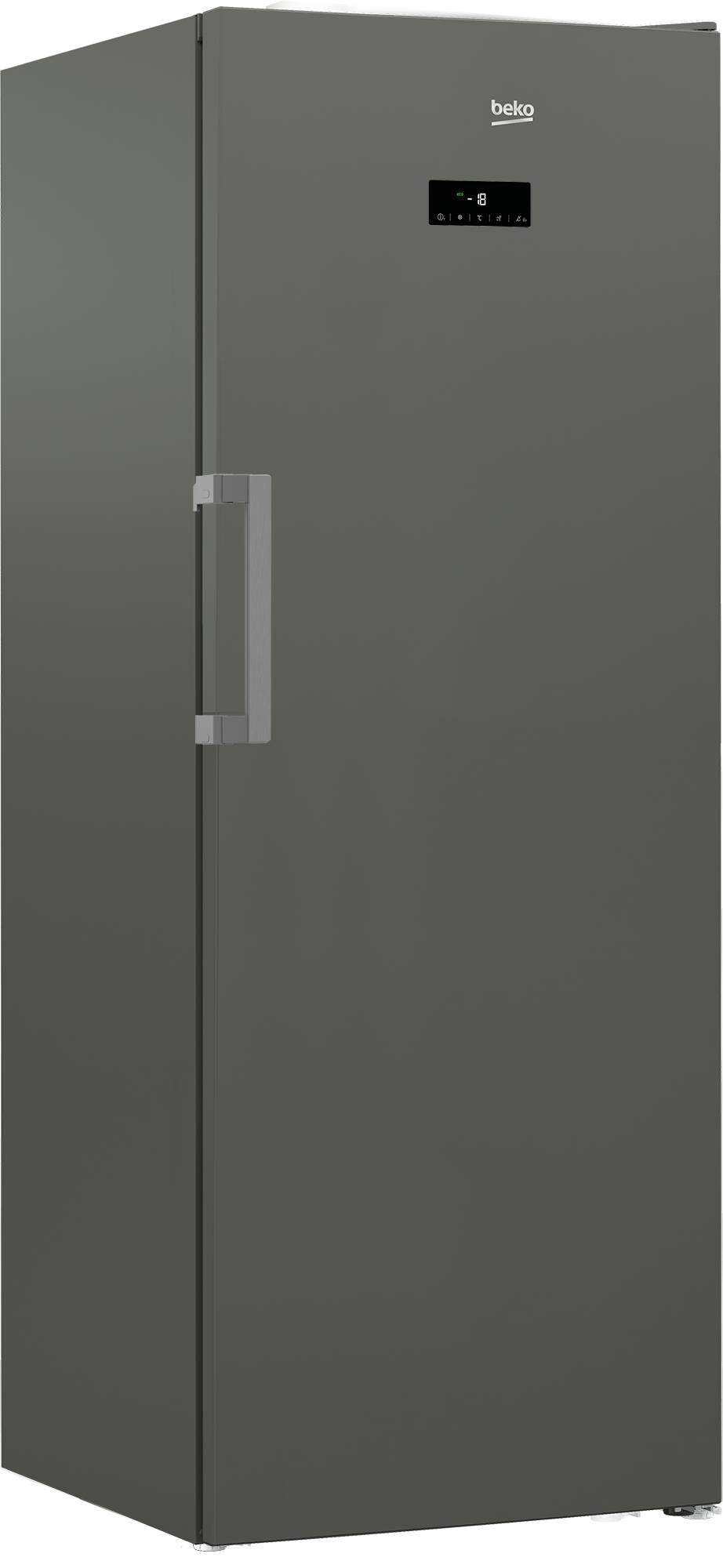 charcoal fridge side view