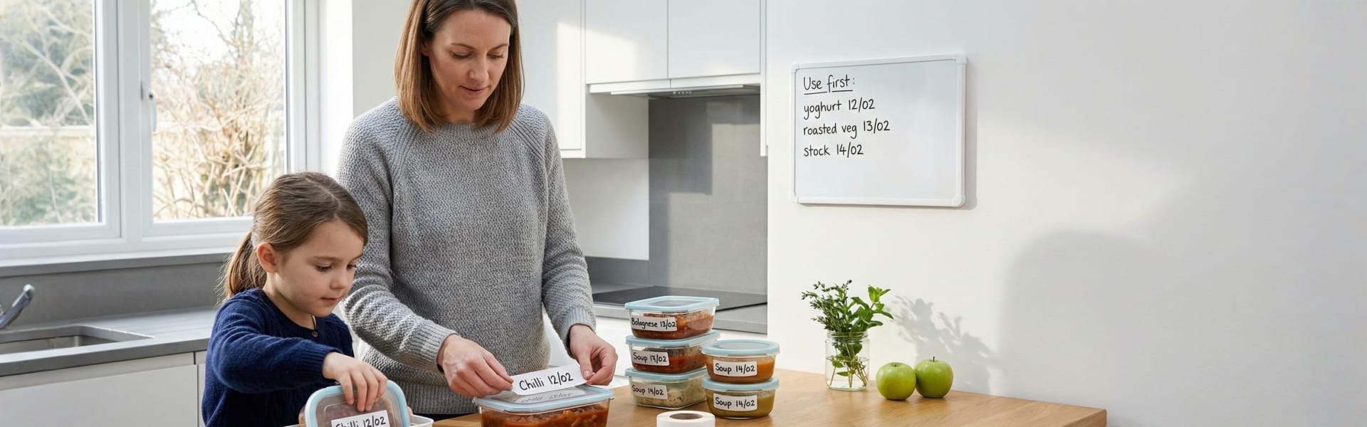 How do I avoid food waste during busy winter weeks?