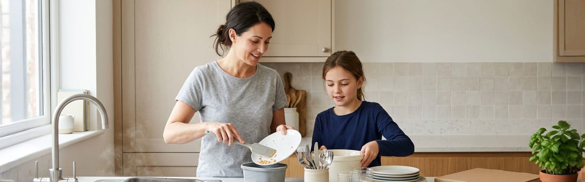 Dishwasher cleaning for sparkling dishes at home