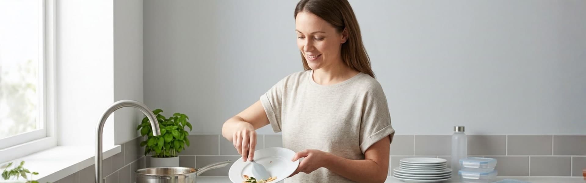 Dishwasher cleaning with water saving results