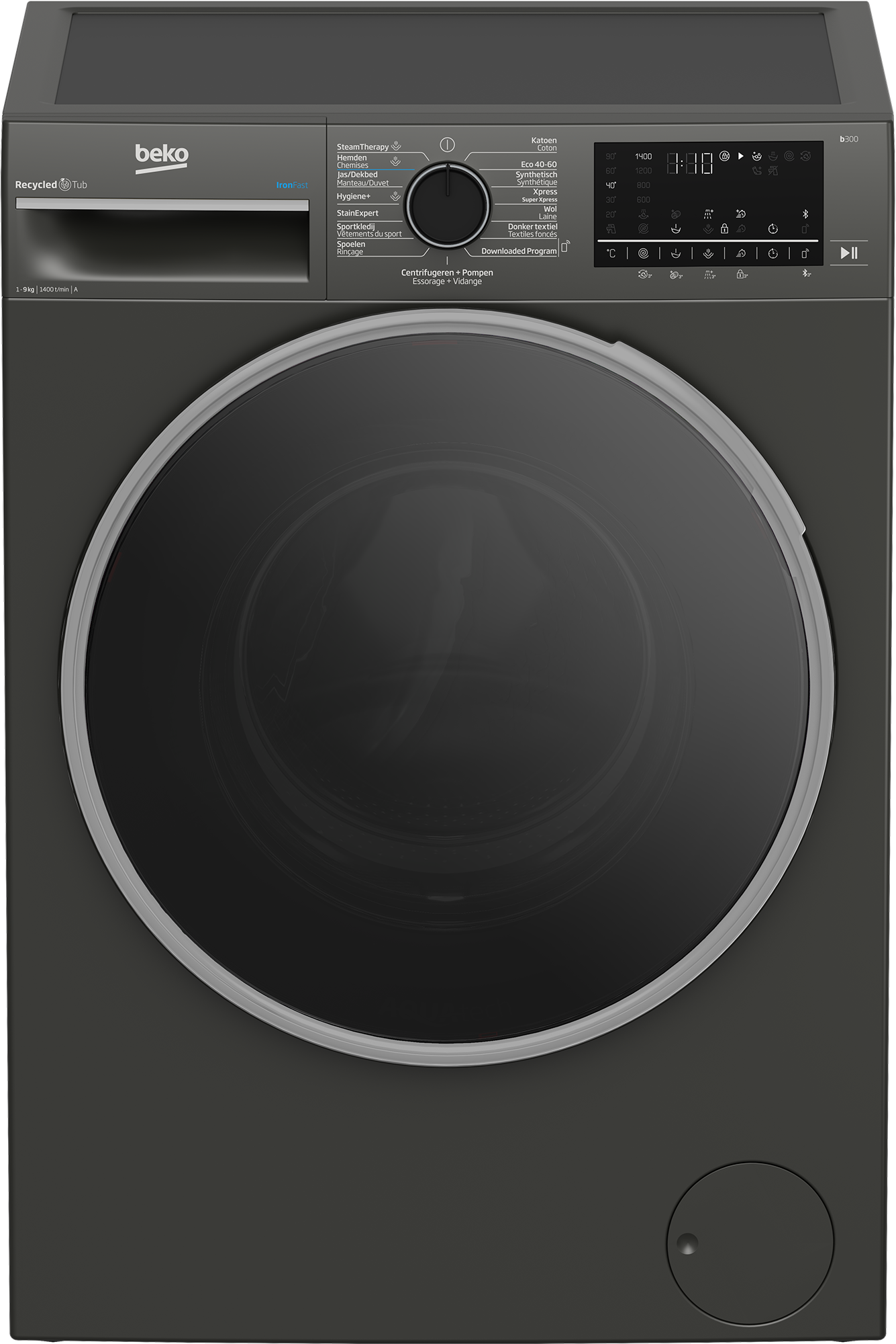 Lave-sèche-linge Beko WDIK954451F Intégré WiFi 9 Kg Blanc Y60 - Neuf Graded