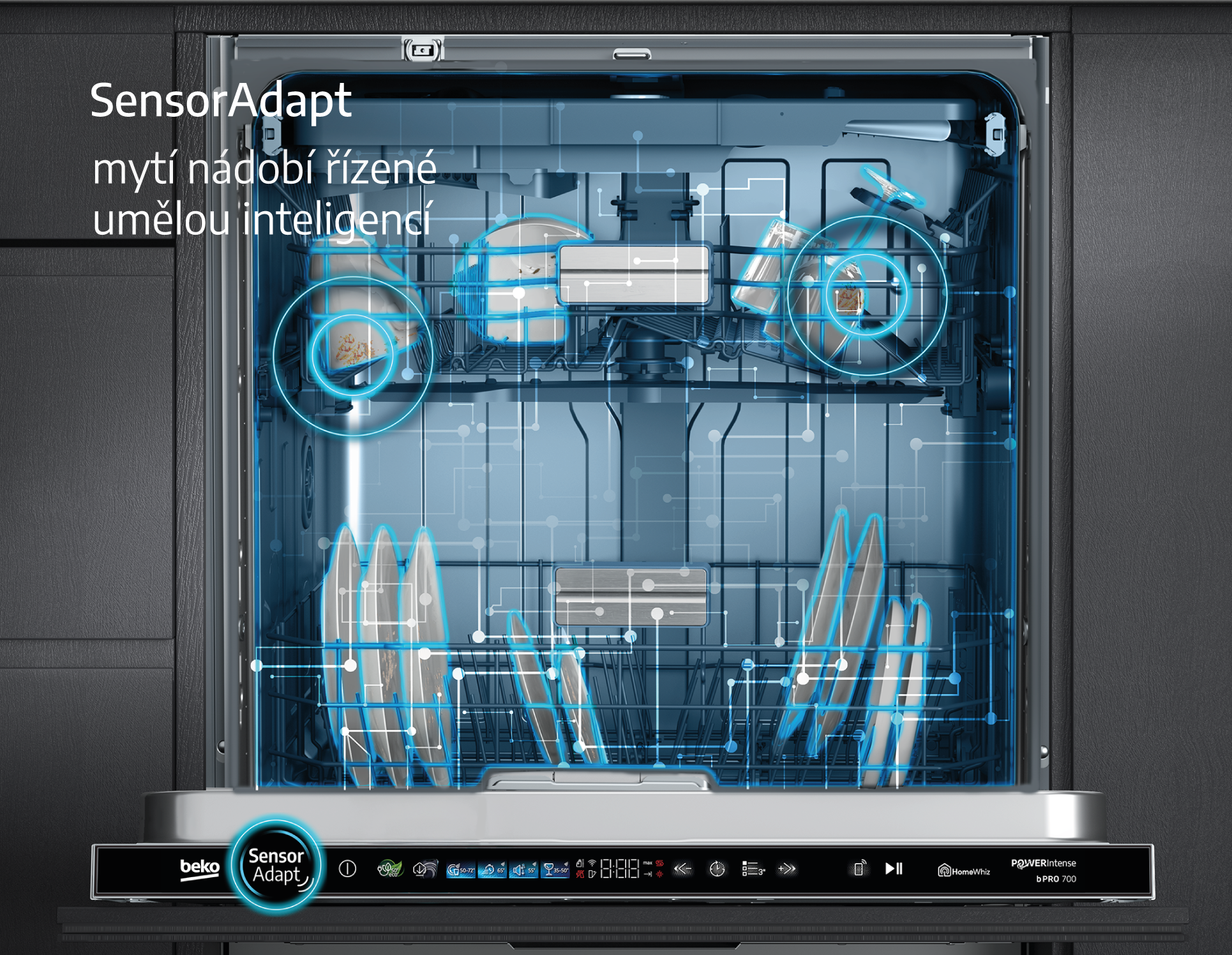 BDIN38561P | Plně integrovaná myčka (15 sad nádobí, Šířka 60 cm) |  BEKOGLOBAL
