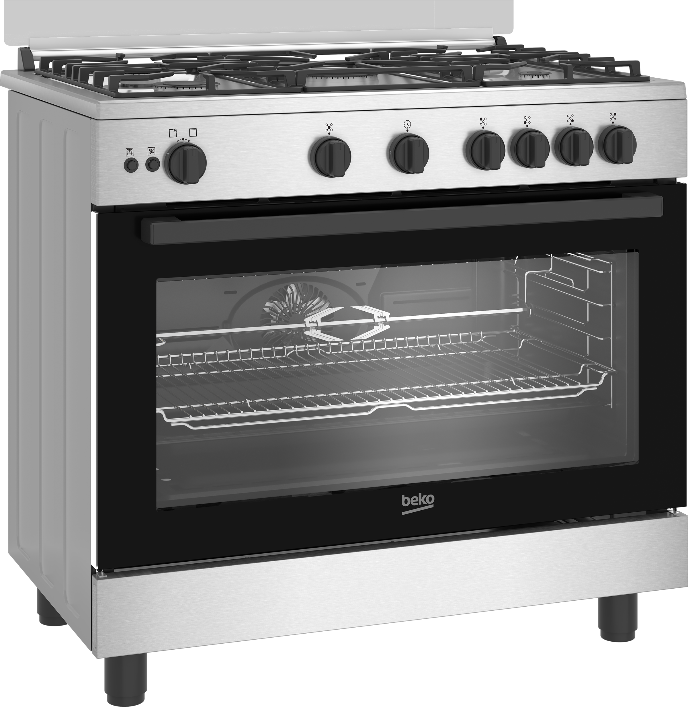 BGGR 11125 GX Freestanding Cooker (Fanassisted Gas, 90 cm) BEKOGLOBAL