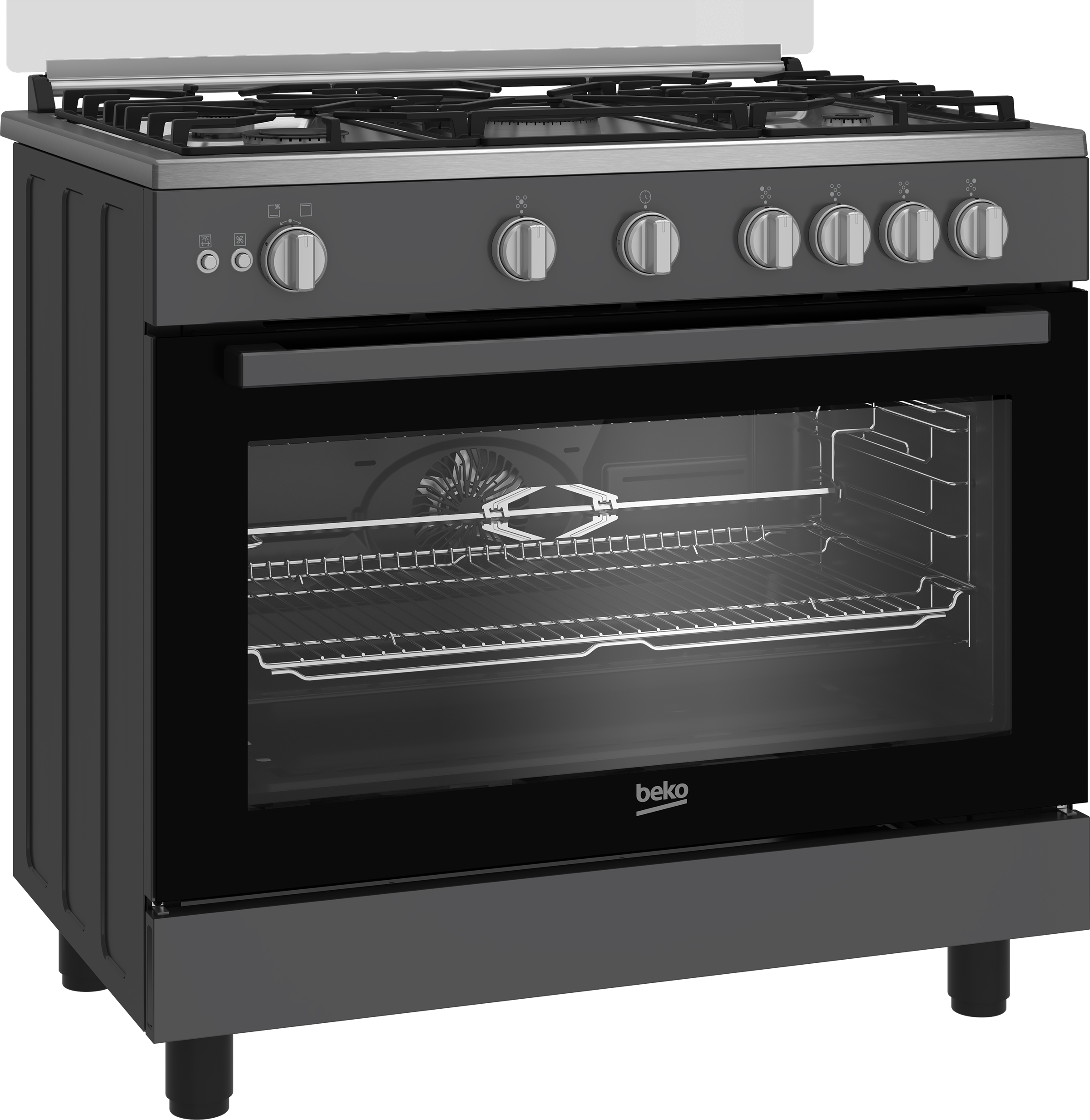 BGGR 11125 GA Freestanding Cooker (Fanassisted Gas, 90 cm) BEKOGLOBAL