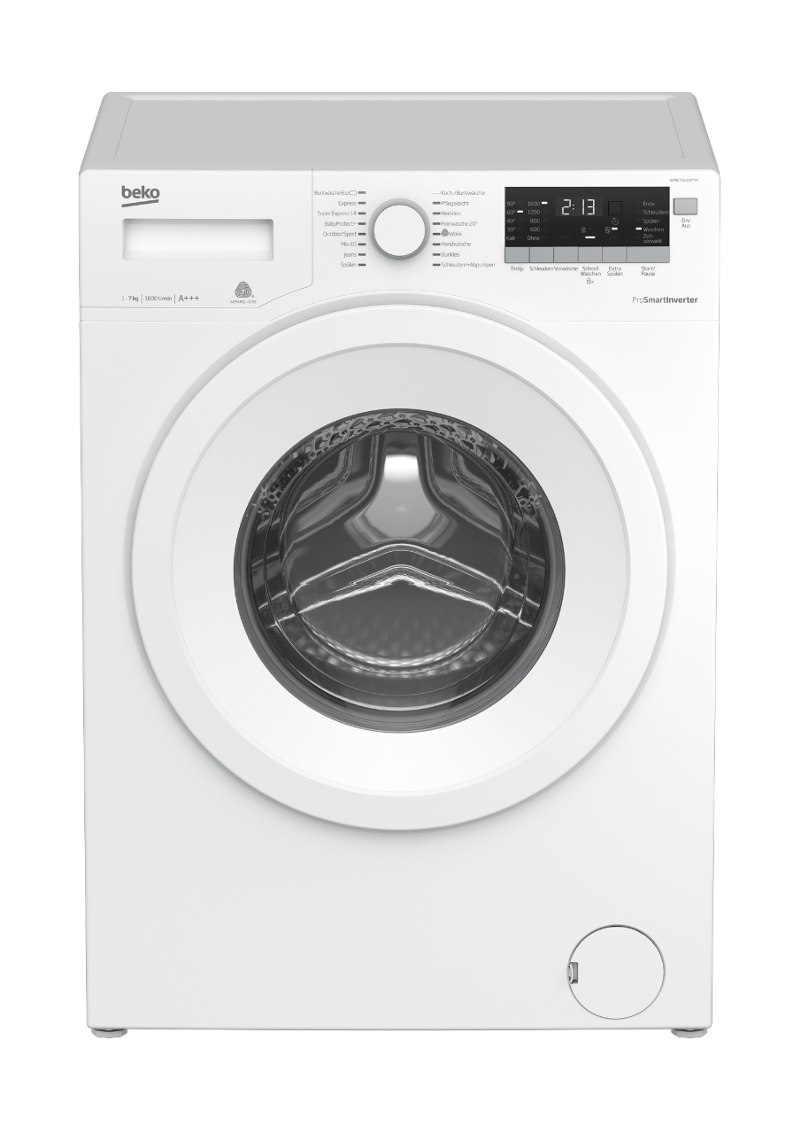 Beko Wmb 71643 Pte Frontlader Waschmaschine Test Freistehende Waschmaschine (7 kg, 1600 U-Min) | WMB 71643 PTM | BEKO