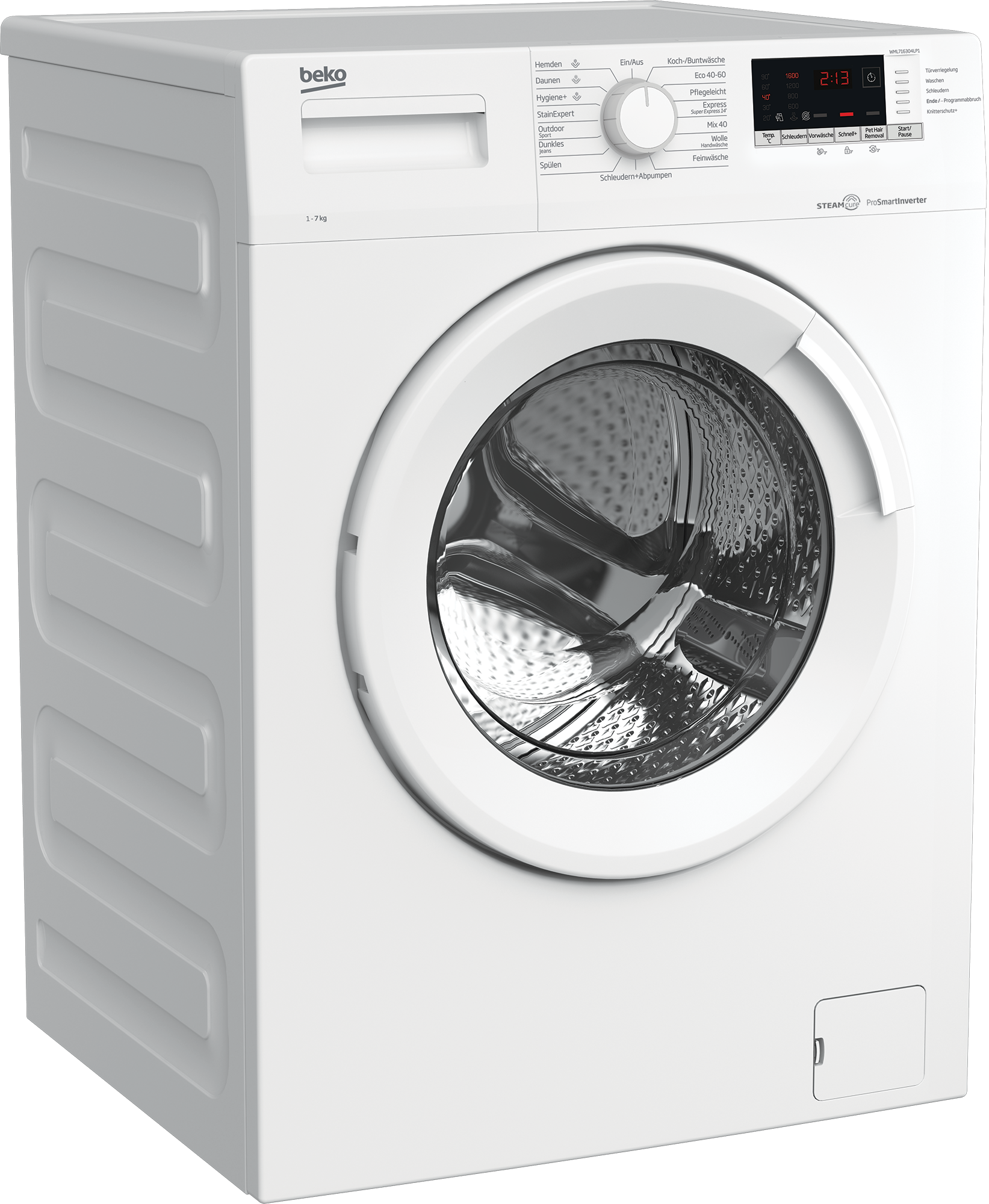 Freistehende Waschmaschine (7 kg, 1600 U-Min) | WML7163O4LP1 | BEKO