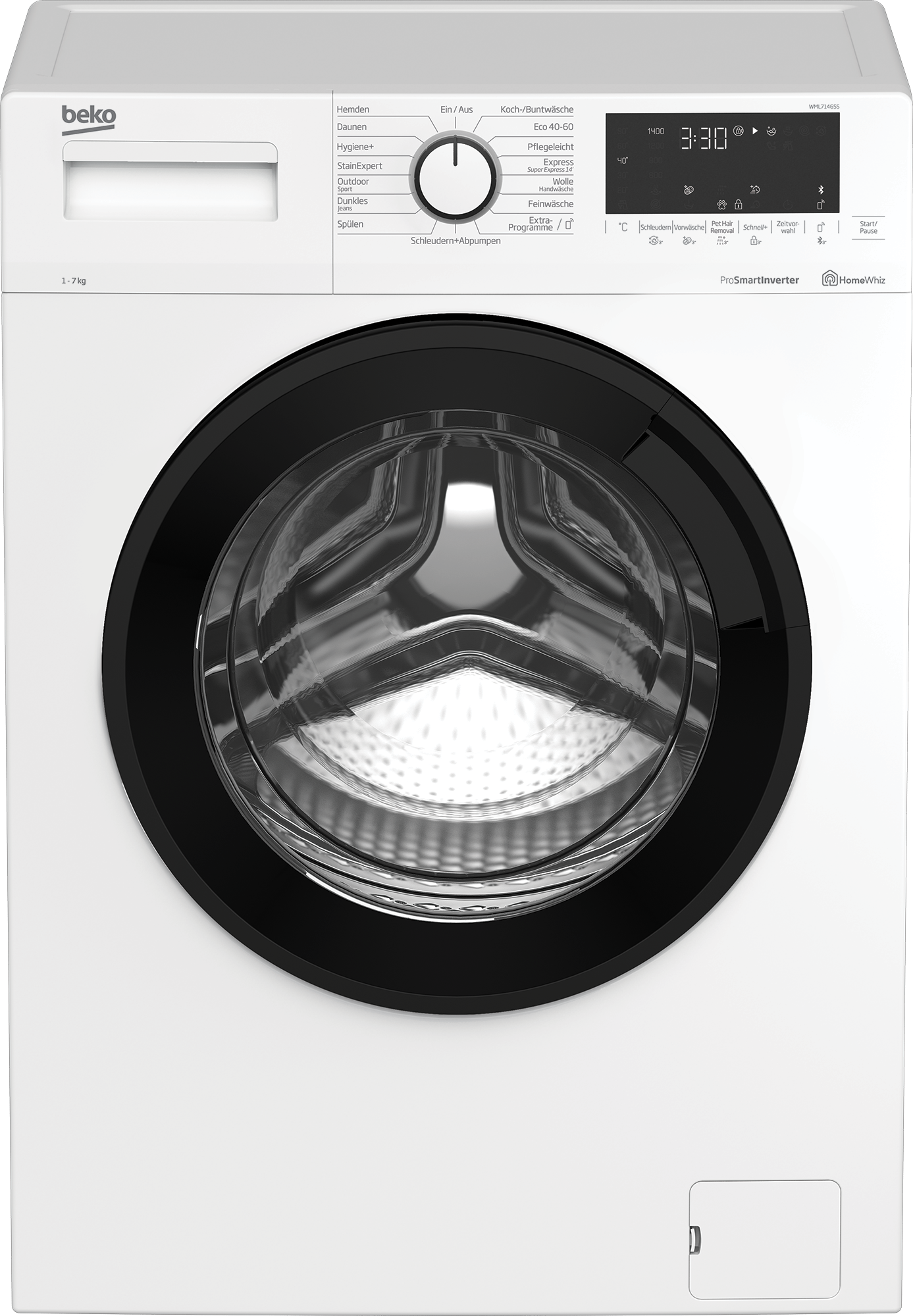 Freistehende Waschmaschine (7 kg, 1400 U-Min) | WML71465S | BEKO