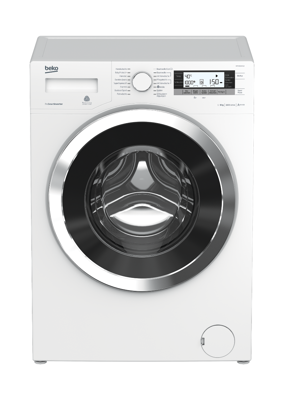 Beko Waschmaschine Wya 81643 Le Fehler E12 Freistehende Waschmaschine (8 kg, 1600 U-Min) | WYA 81643 LE | BEKO