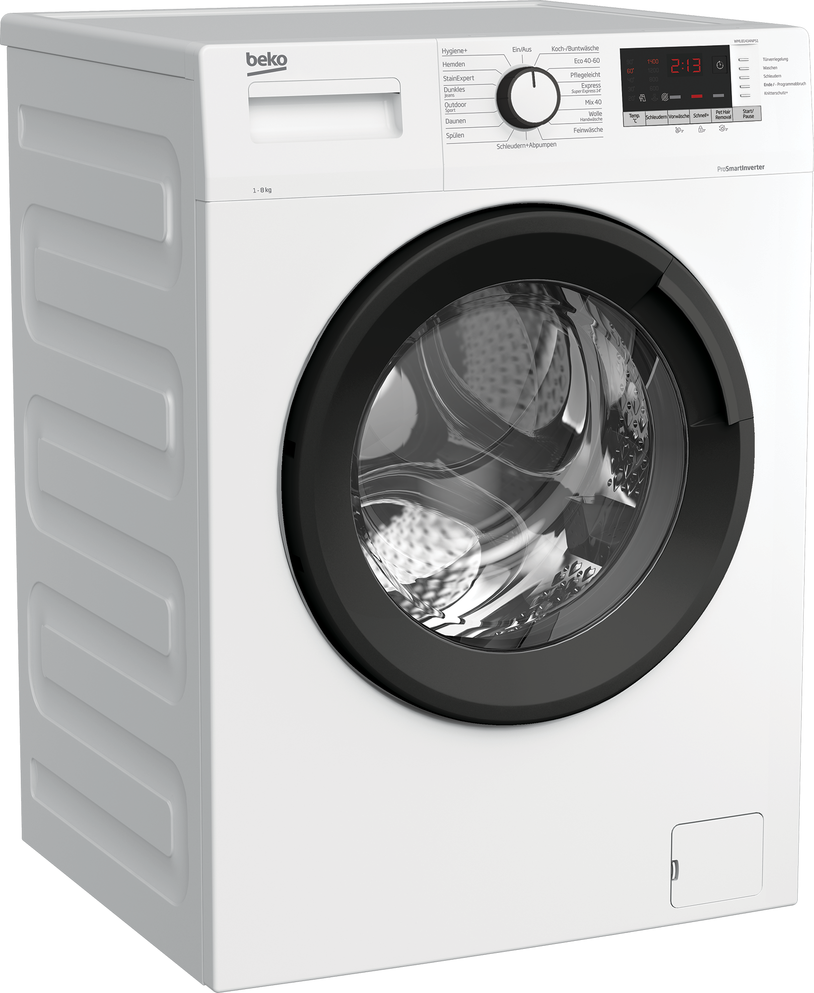 Freistehende Waschmaschine (8 kg, 1400 UMin) WML81434NPS1 BEKO