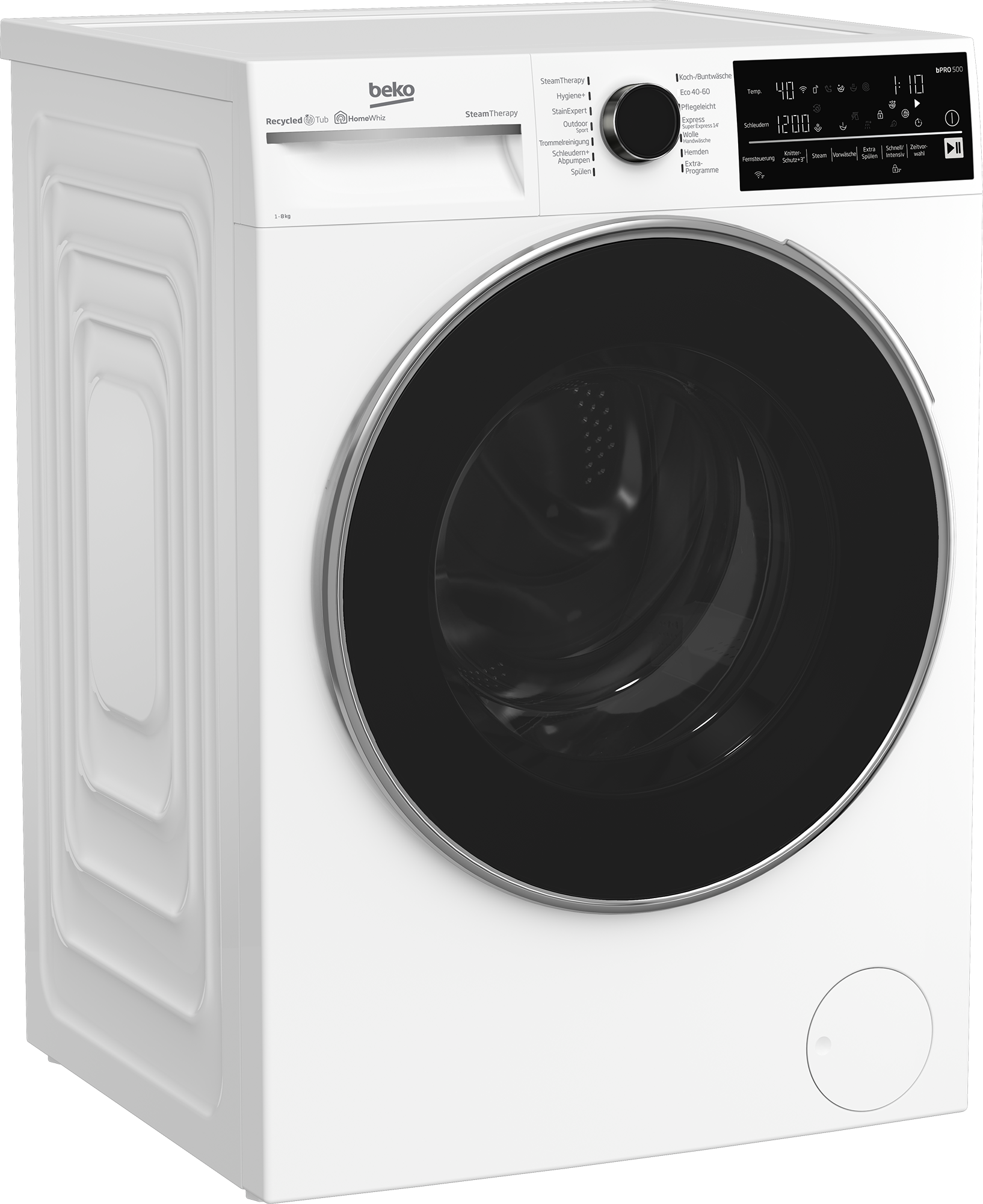 B5WFT78410W | Freistehende Waschmaschine (8 kg, 1400 U-Min) | BEKO