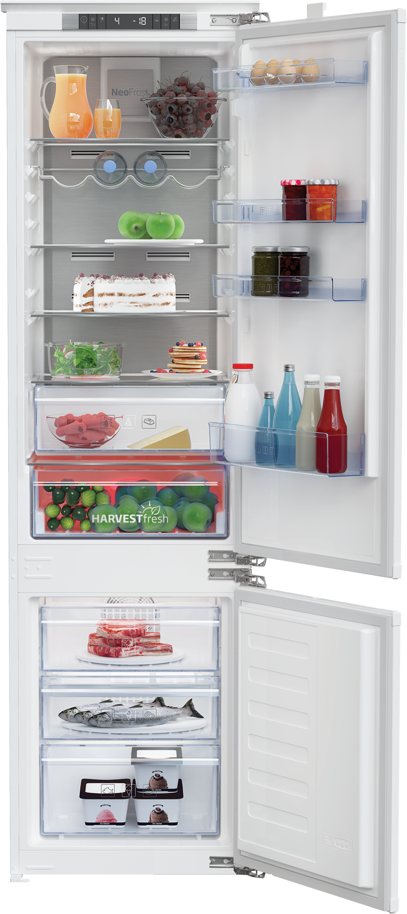 Einbau-Kombi 54 cm – Beko BCNA306E4FN