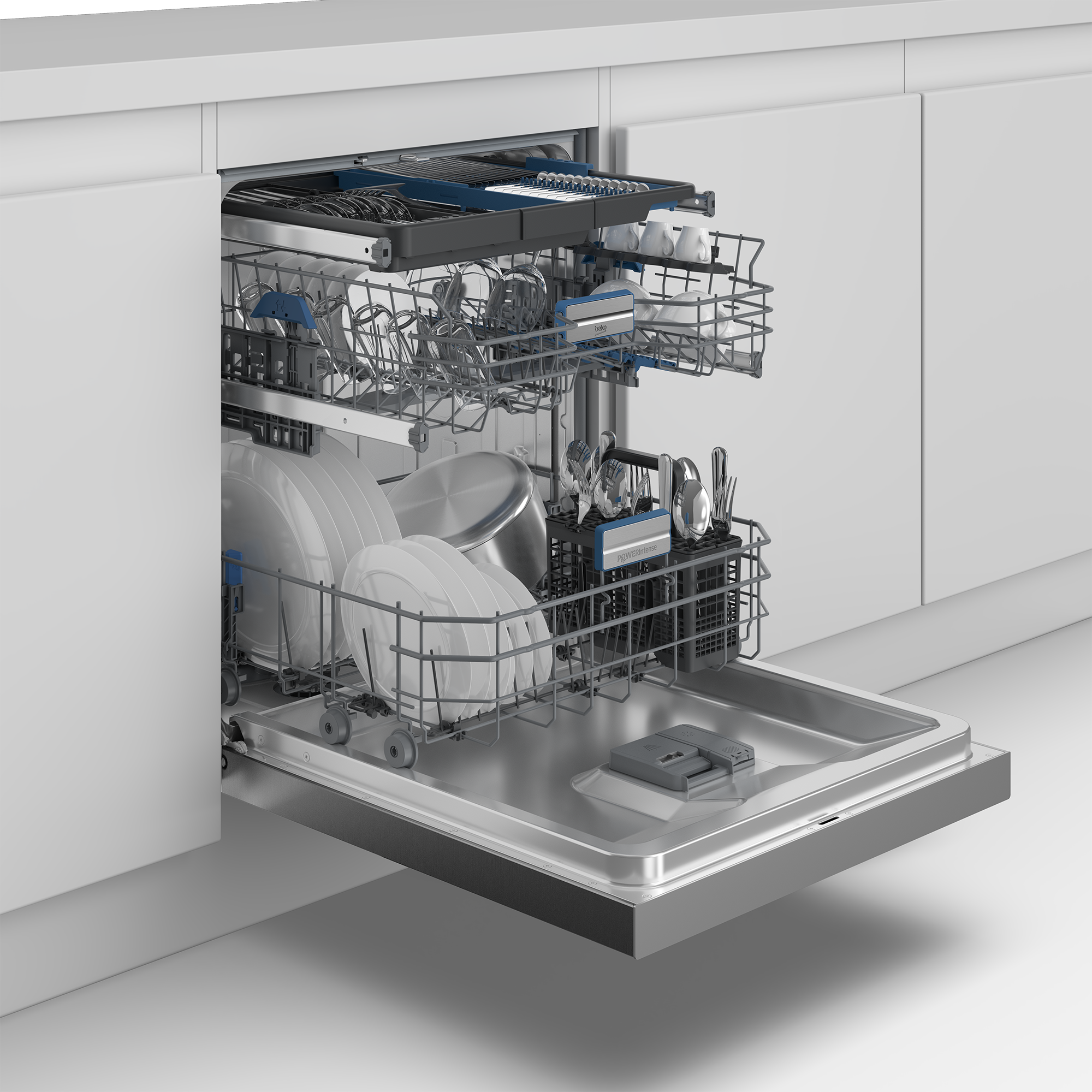 BDDN36550XP | Einbau-Geschirrspüler (15 Maßgedecke, 60 cm) | BEKOGLOBAL