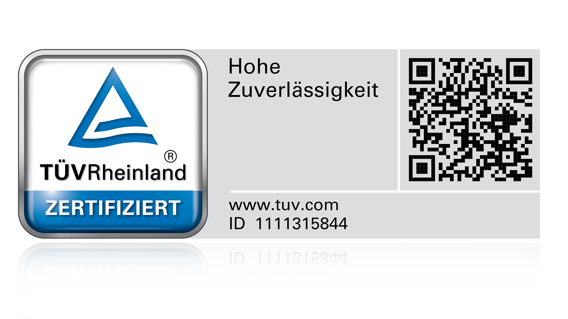 TÜV-geprüfte Qualität