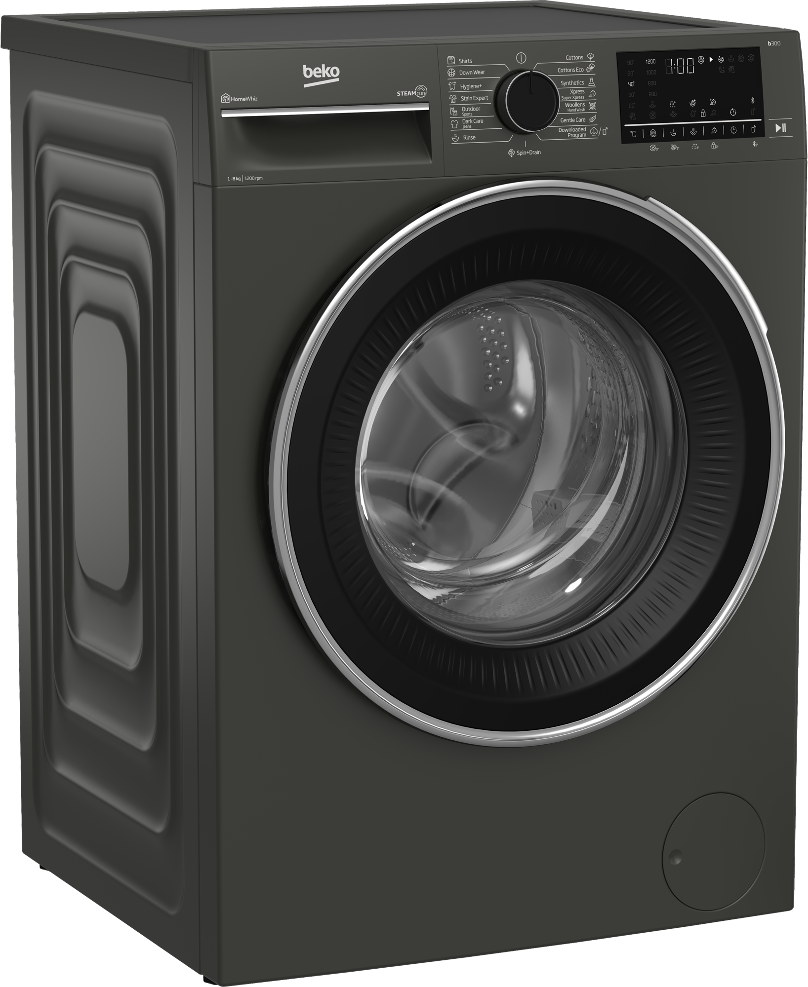 WTV8314XS Freestanding Washing Machine (8 kg, 1200 rpm) BEKO