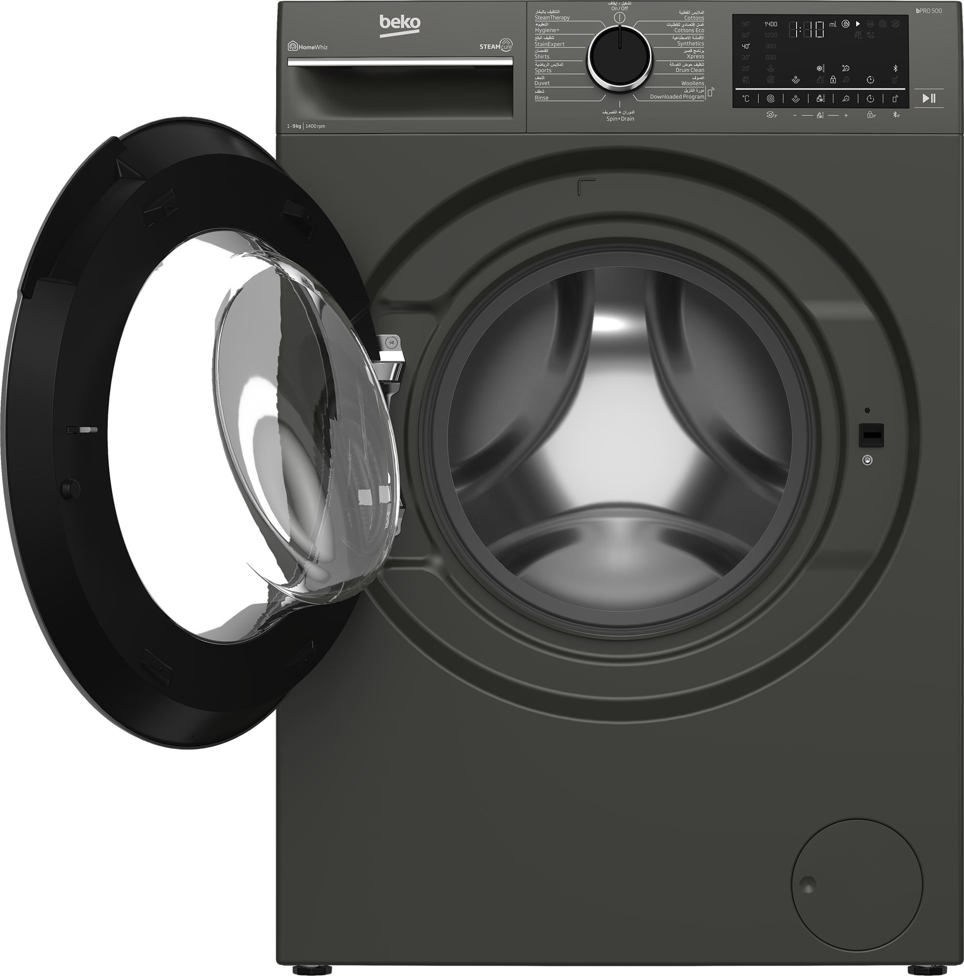 WTV9314XM Freestanding Washing Machine (9 kg, 1400 rpm) BEKO