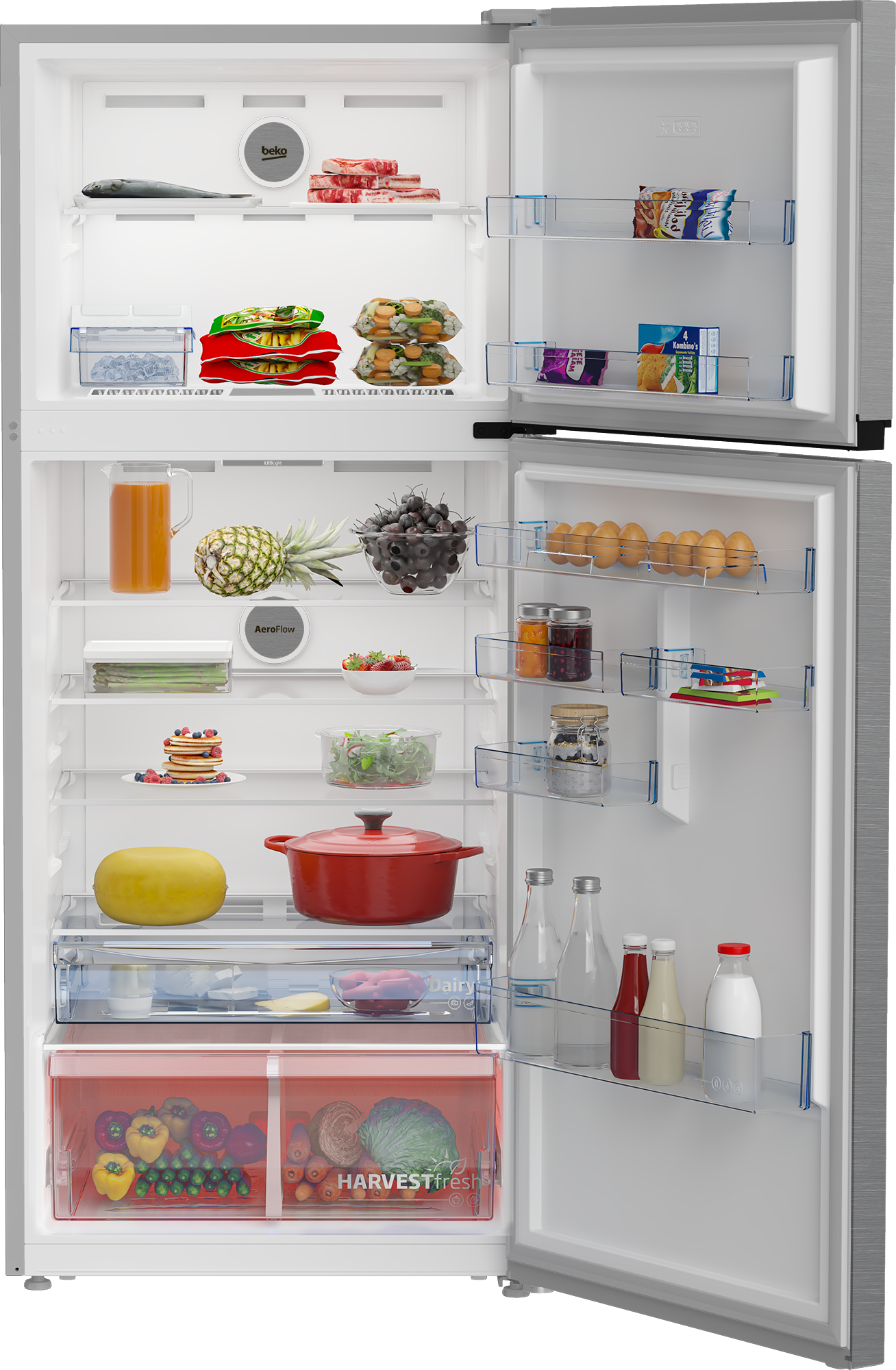 Beko integrated clearance fridge freezer