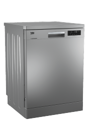 غسالة صحون مستقلة 15 إعدادات المكان مقاس كامل Dfn28420s Beko