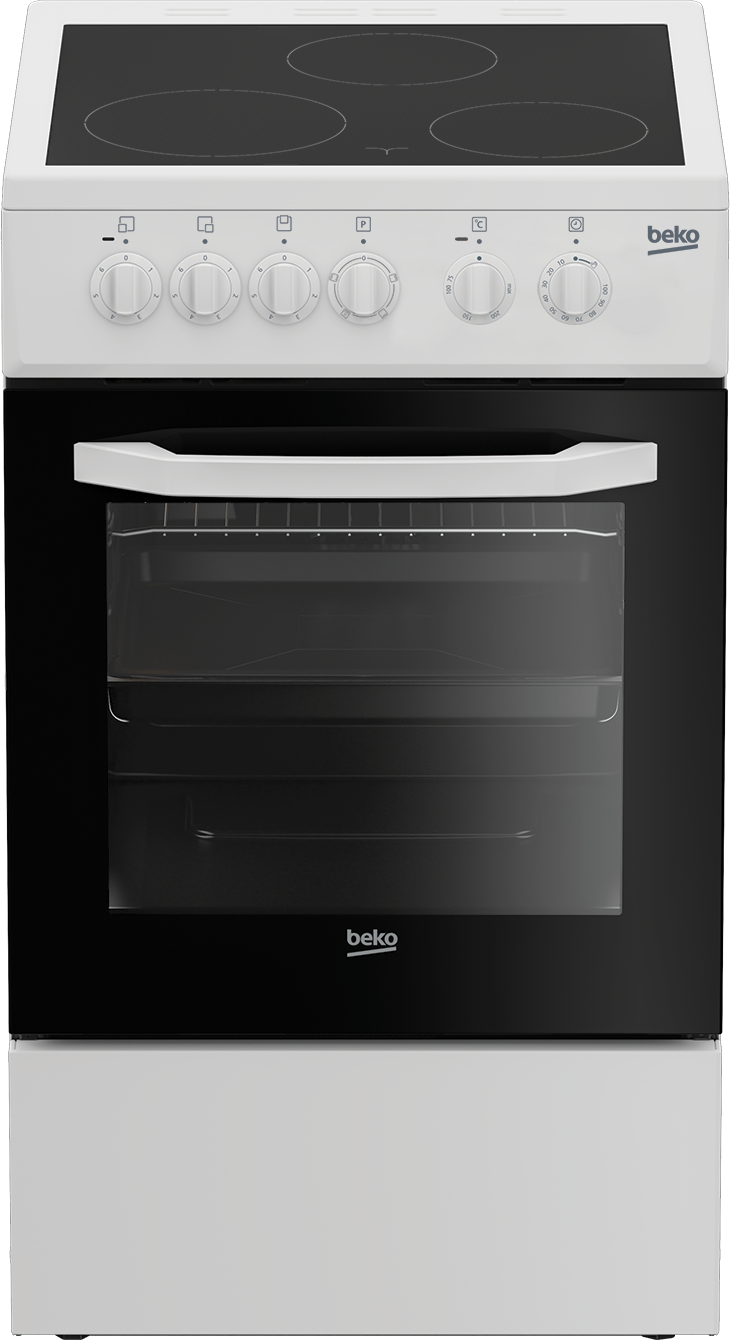 Freestanding Cooker (Conventional, 50 cm) | CSS 48100 GW | BEKO