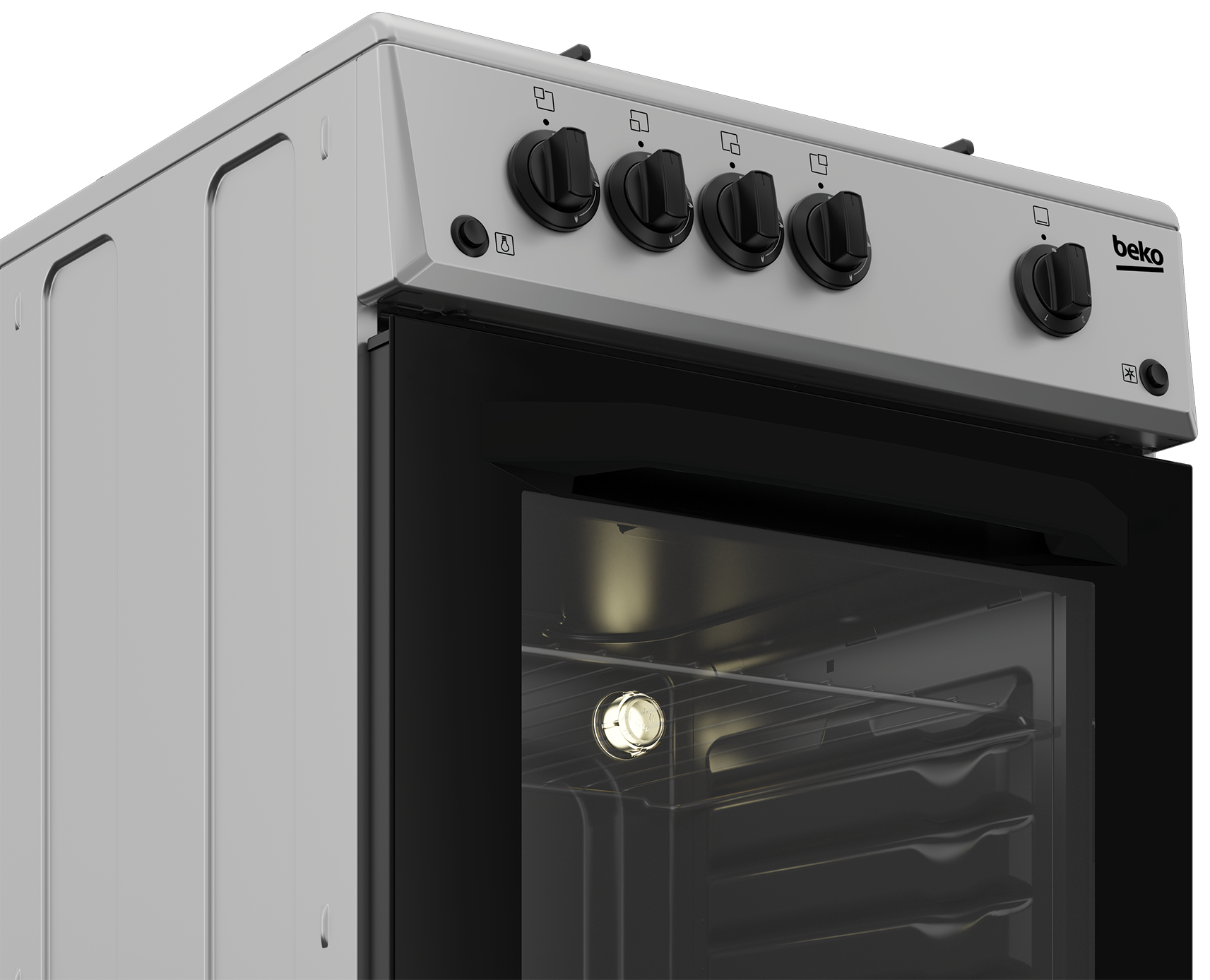 Freestanding Cooker (Gas, 50 cm) | CSG 42010 GS | BEKO